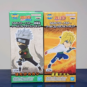 나루토 월콜 월드콜렉터블 미나토 카카시 미개봉 피규어 판매합니다