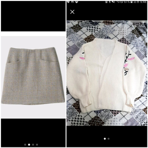 가디건 미쏘치마66