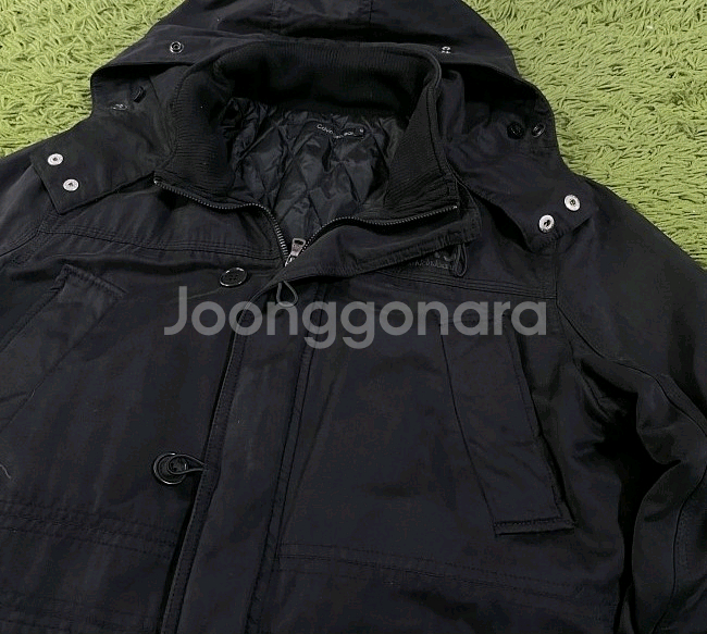 캘빈클라인 블랙 패딩 점퍼 90~93--1