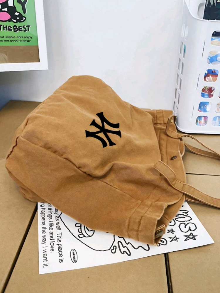 MLB 가방 캔버스 숄더백 에코백 대용량 스쿨백 아이--6