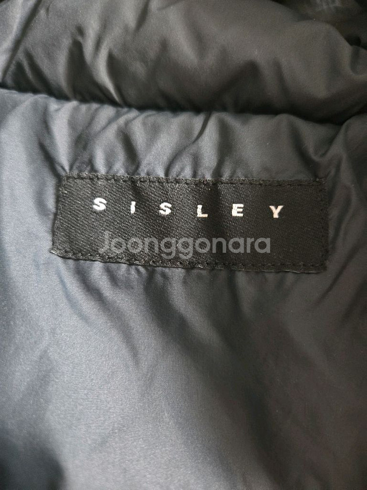 시슬리 폭스퍼 덕다운패딩--2