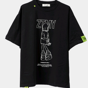 ZTMY NIRA TEE (black) 니라티 검정 즛토마요 XL사이즈