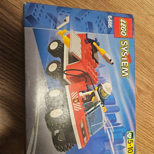 올드 레고 시스템 6486 소방차 세트 미개봉 국내판