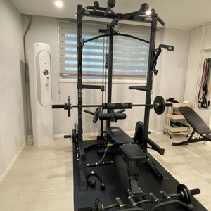 바디엑스 멀티 홈짐 하프랙 랫타워 모노리프트