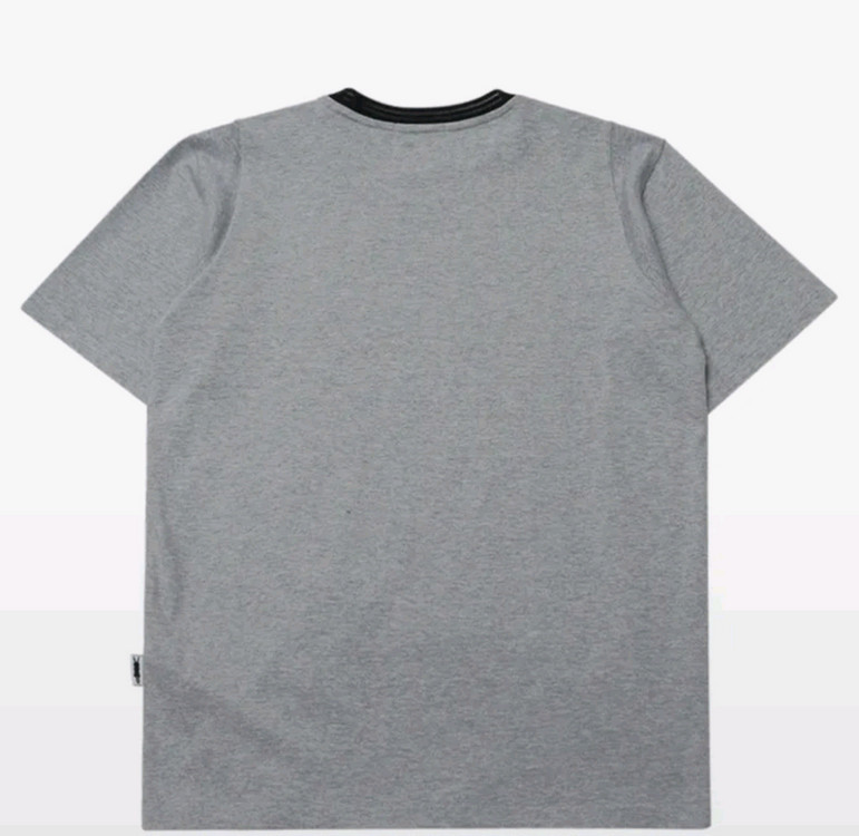 여성 티셔츠 피피라핀 피피 동화 반팔 티셔츠 그레이 이미지