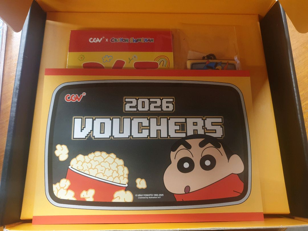 CGV X 짱구 2026년 캘린더 이미지