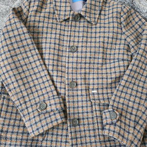 키이스 체크 모자켓