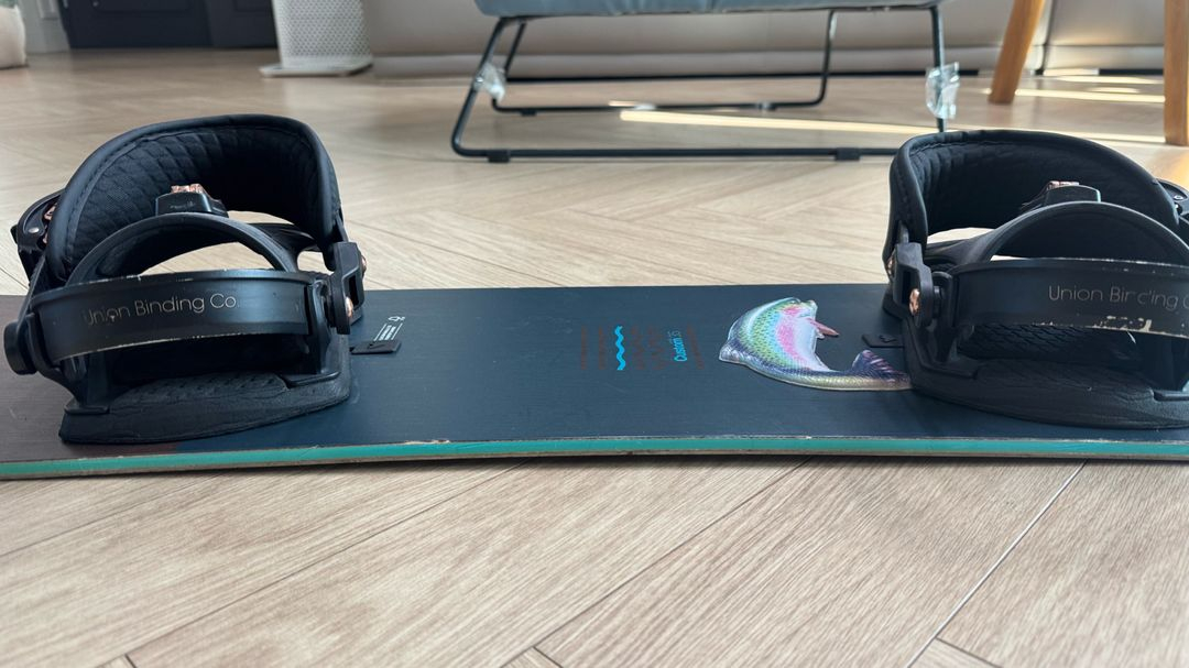 버튼 스노우보드 커스텀 135 유니온 바인딩 팝니다--2