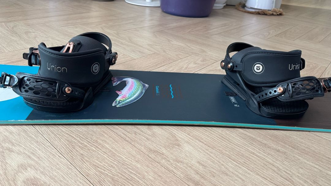 버튼 스노우보드 커스텀 135 유니온 바인딩 팝니다--5