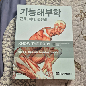 기능해부학 근육 뼈대 촉진법 전문서적