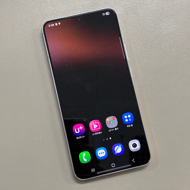 갤럭시S22플러스 핑크색상 256용량 미파손 무잔상 기능하자없는 상태좋은단말기--1