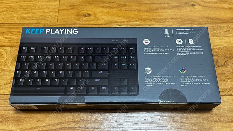 로지텍 G515 LIGHTSPEED TKL 무선 게이밍 키보드 블랙/미개봉 국내정발 이미지
