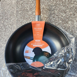 토스코 HA 코팅 원목핸들 웍 36cm 3개 개당 후라이펜