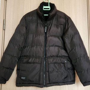 포니 여자 양털뽀글이패딩 검정양면잠바95