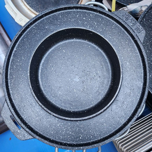 전골 돌판 중고10개 새것3개 개당 36cm