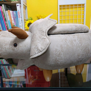 공룡 스툴 의자