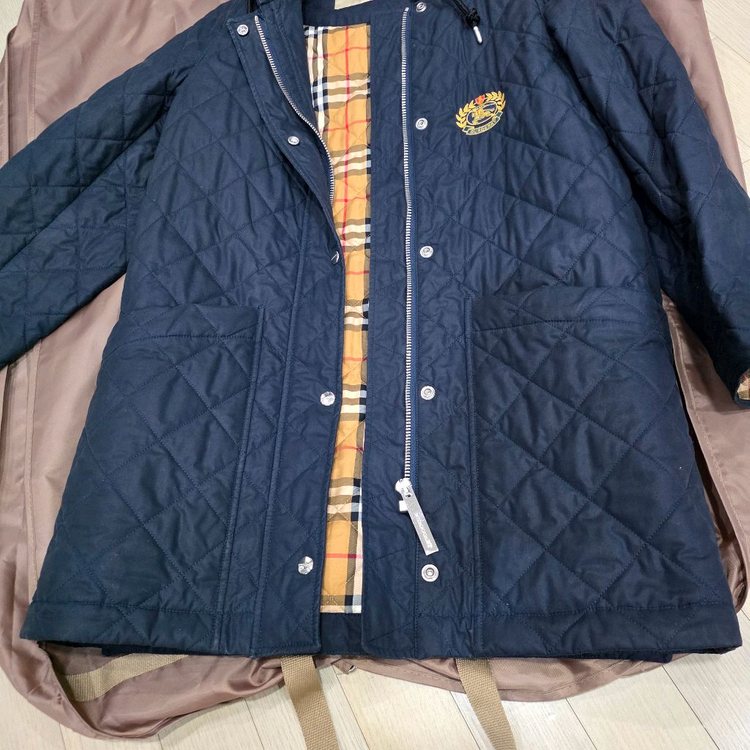 버버리 록스웰 퀼팅코트--4