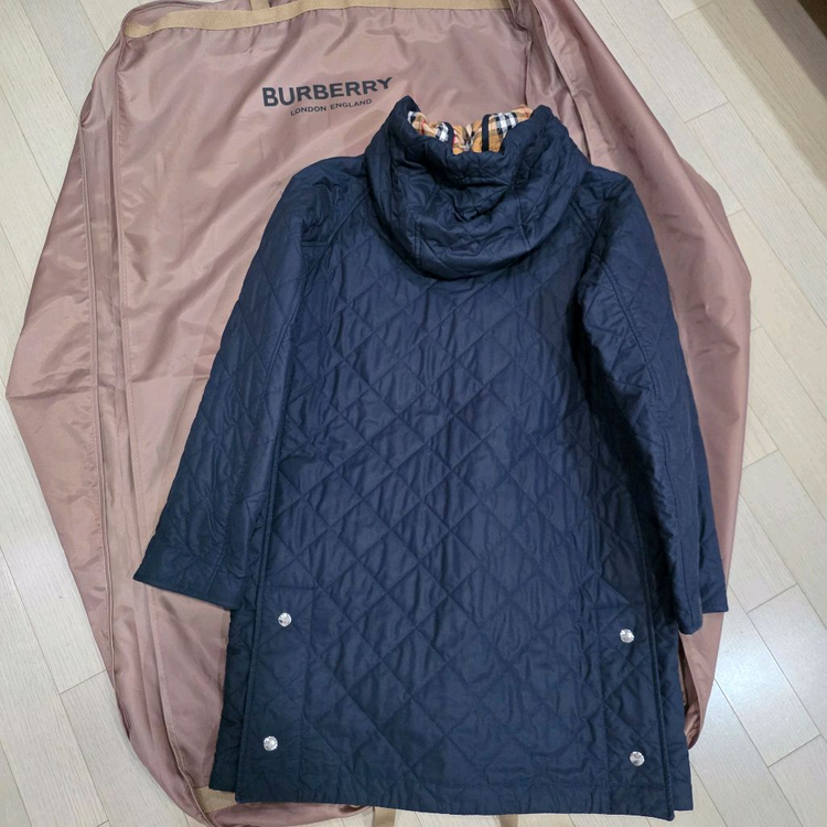 버버리 록스웰 퀼팅코트--6