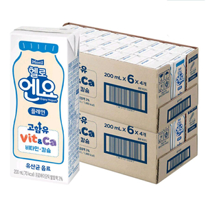매일 헬로 엔요 플레인 200ml 48팩