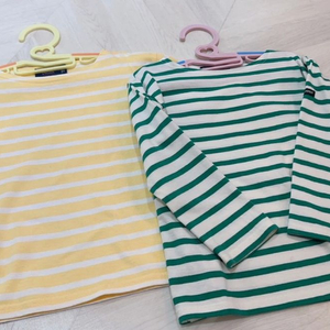 키즈 생제임스(세인트제임스) 스트라이프 티셔츠 2벌 일괄판매합니다!