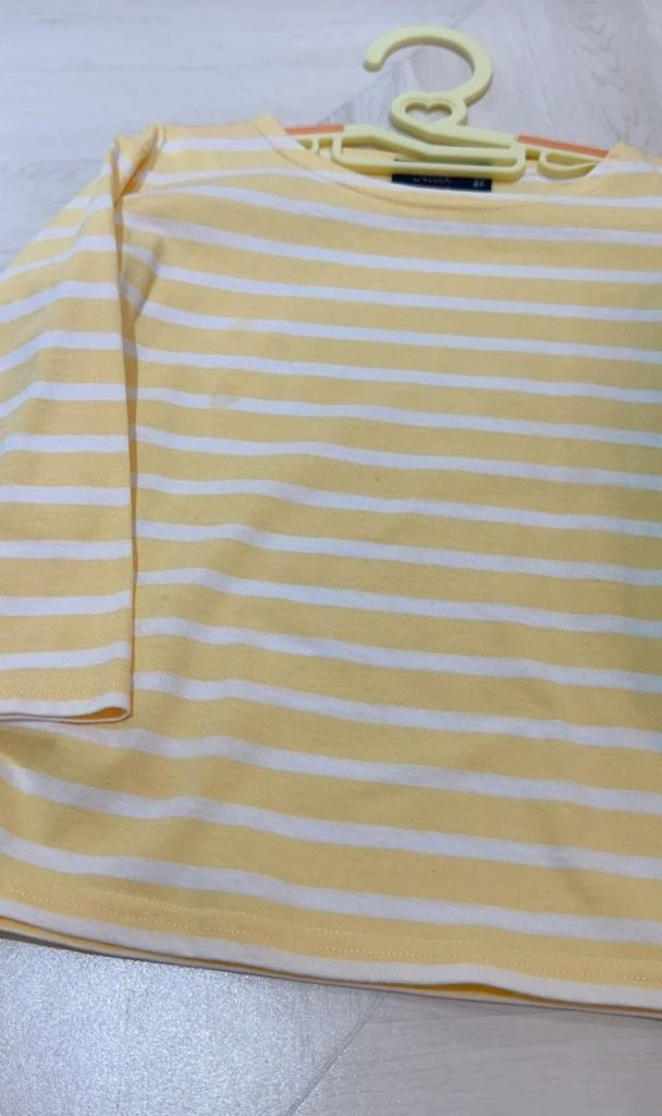 키즈 생제임스(세인트제임스) 스트라이프 티셔츠 2벌 일괄판매합니다!--1