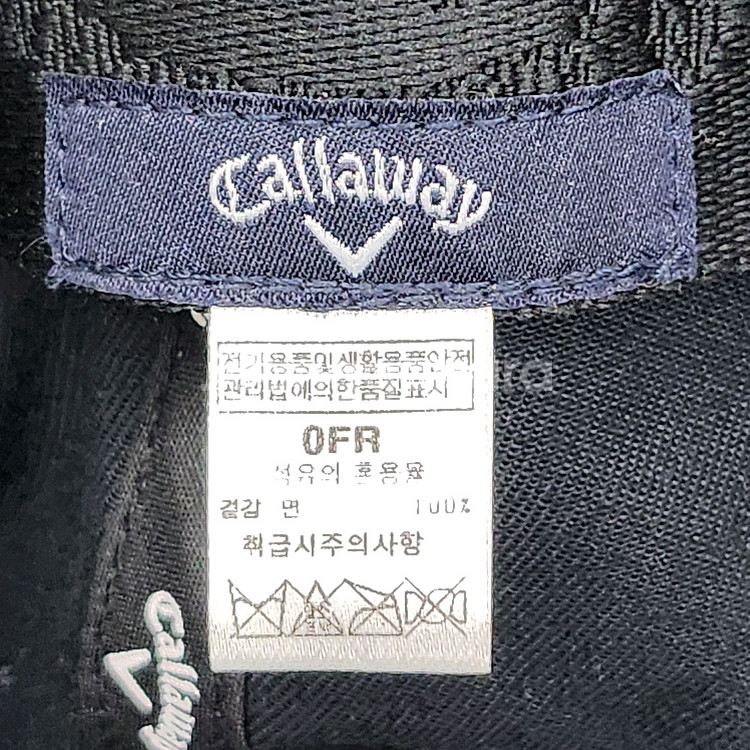 캘러웨이 정품 블랙 골프 모자 프리사이즈--7