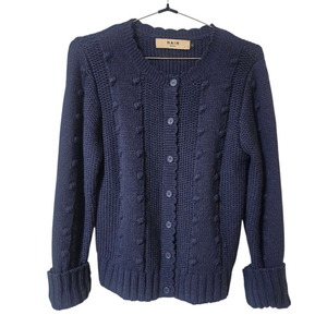 나인(NAIN) 폼폼 니트 가디건 free 55-66사이즈는 FREE