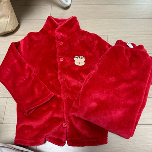 오가닉맘 극세사 잠옷/세트 유아(6-8세)70 어린이 잠옷,겨울 잠옷,