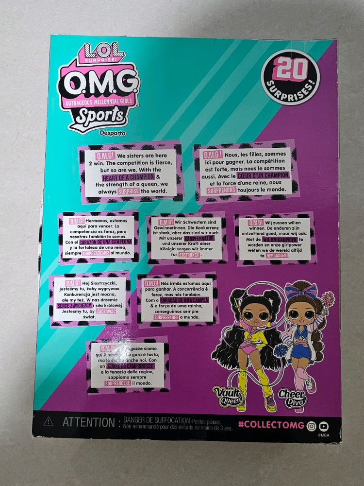LOL 서프라이즈 OMG 스포츠걸스 새상품--2