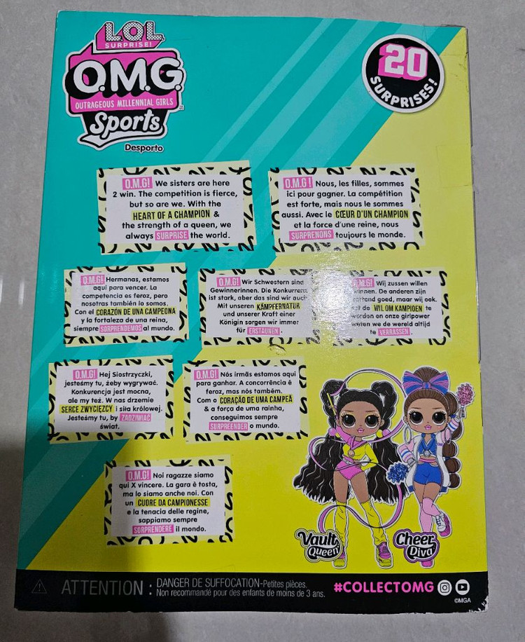 LOL 서프라이즈 OMG 스포츠걸스 새상품--5