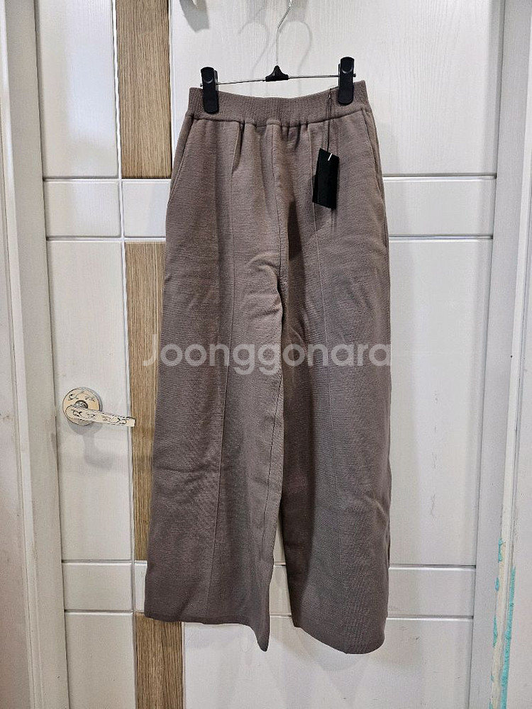 시스템 와이드 니트 팬츠--2