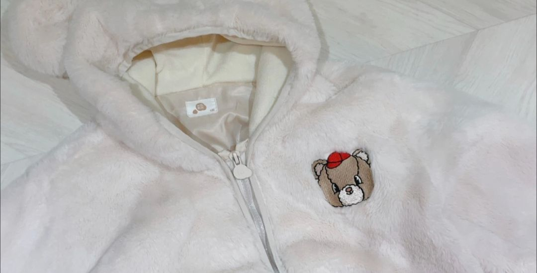 [반값택포] 밀크마일 키즈 아우터 (보드라운베어열풍퍼점퍼) 팝니다!--1