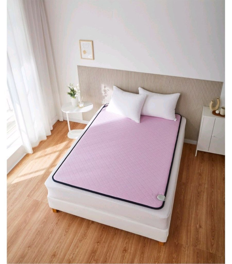 (미개봉)HanilMedical 프리미엄 카본열선 파스텔 탄소매트 온열매트 전기매트 핑크 HI-105S(싱글) 이미지