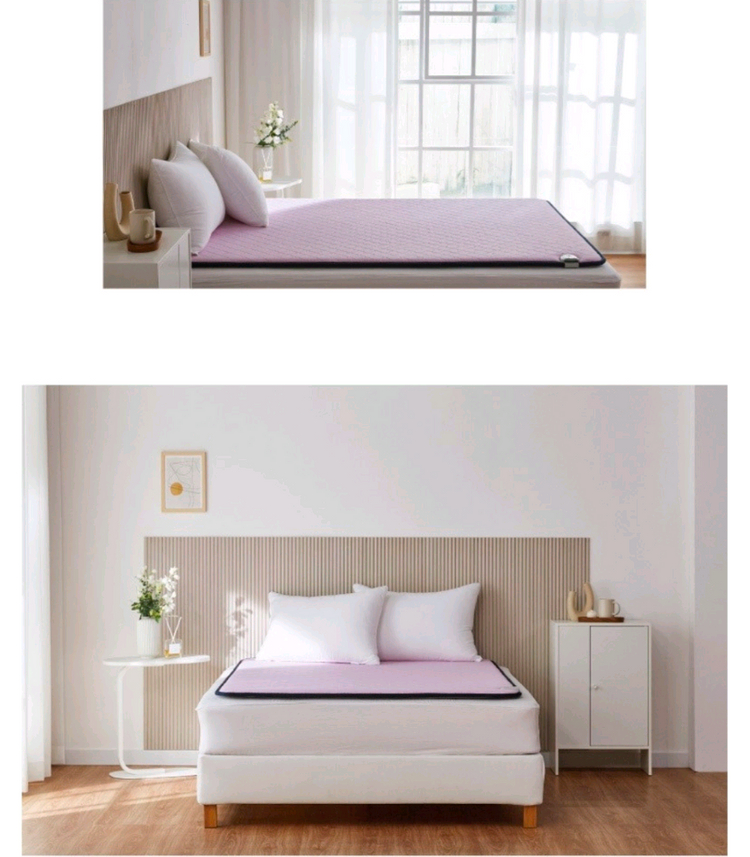 (미개봉)HanilMedical 프리미엄 카본열선 파스텔 탄소매트 온열매트 전기매트 핑크 HI-105S(싱글) 이미지