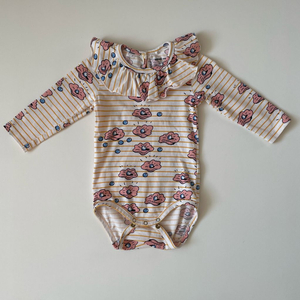 Mini Rodini 미니로디니 진주 바디수트 / 6-9m