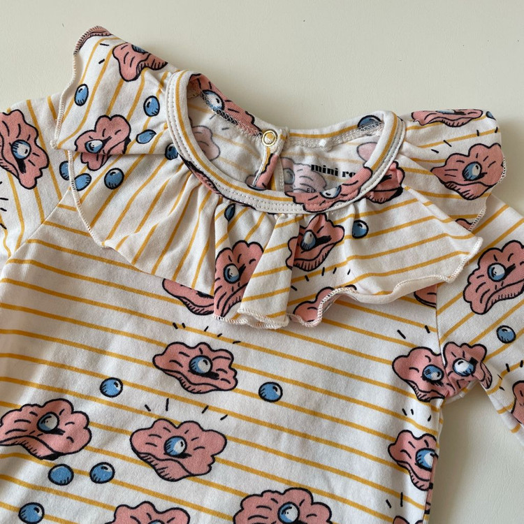 Mini Rodini 미니로디니 진주 바디수트 / 6-9m--1