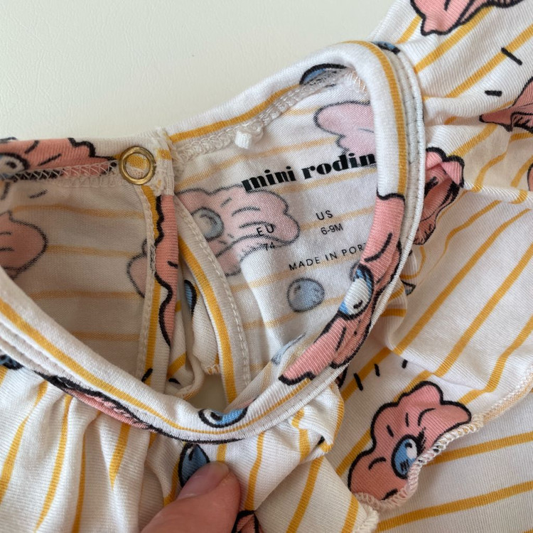 Mini Rodini 미니로디니 진주 바디수트 / 6-9m--2