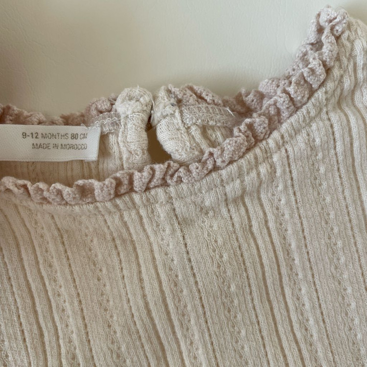 ZARA 자라 바디수트 9-12m--2