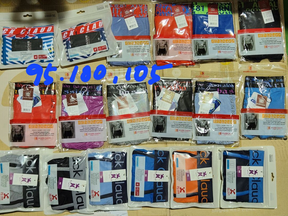 남성 드로즈 팬티 6장 무료배송--2