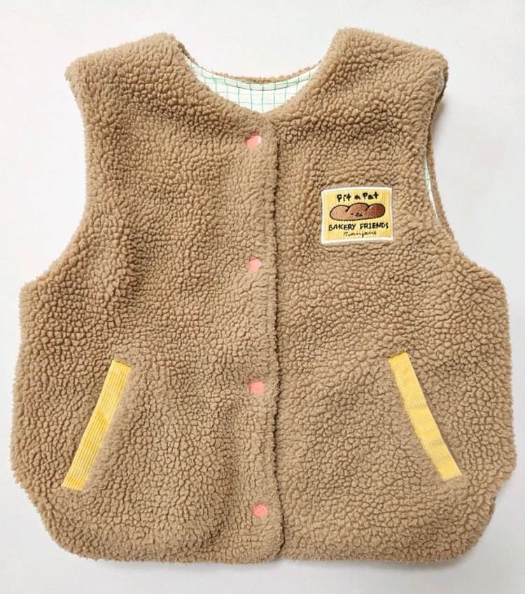 [리버서블] 로아앤제인 뽀글이 조끼(120)--2