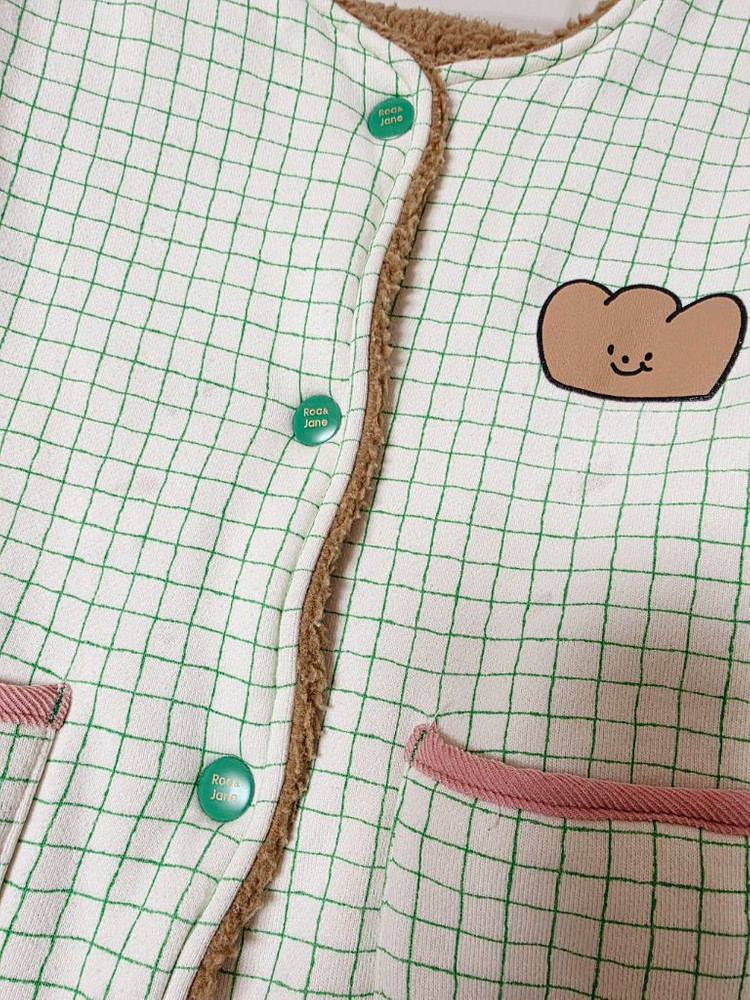 [리버서블] 로아앤제인 뽀글이 조끼(120)--6