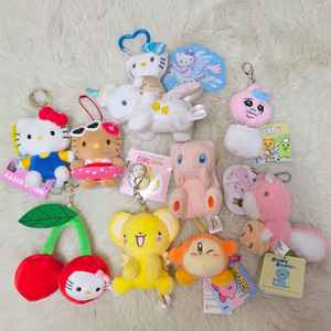 캐릭터 인형 키링 모음 (키티,커비,케로,포켓몬) 이미지