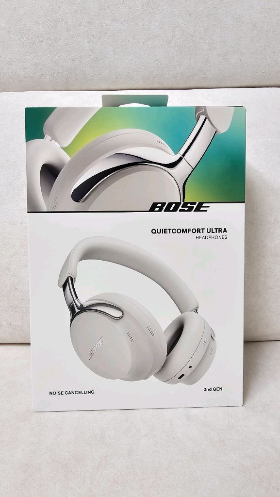 보스 QC 울트라 헤드폰 2세대, 화이트/미개봉--0