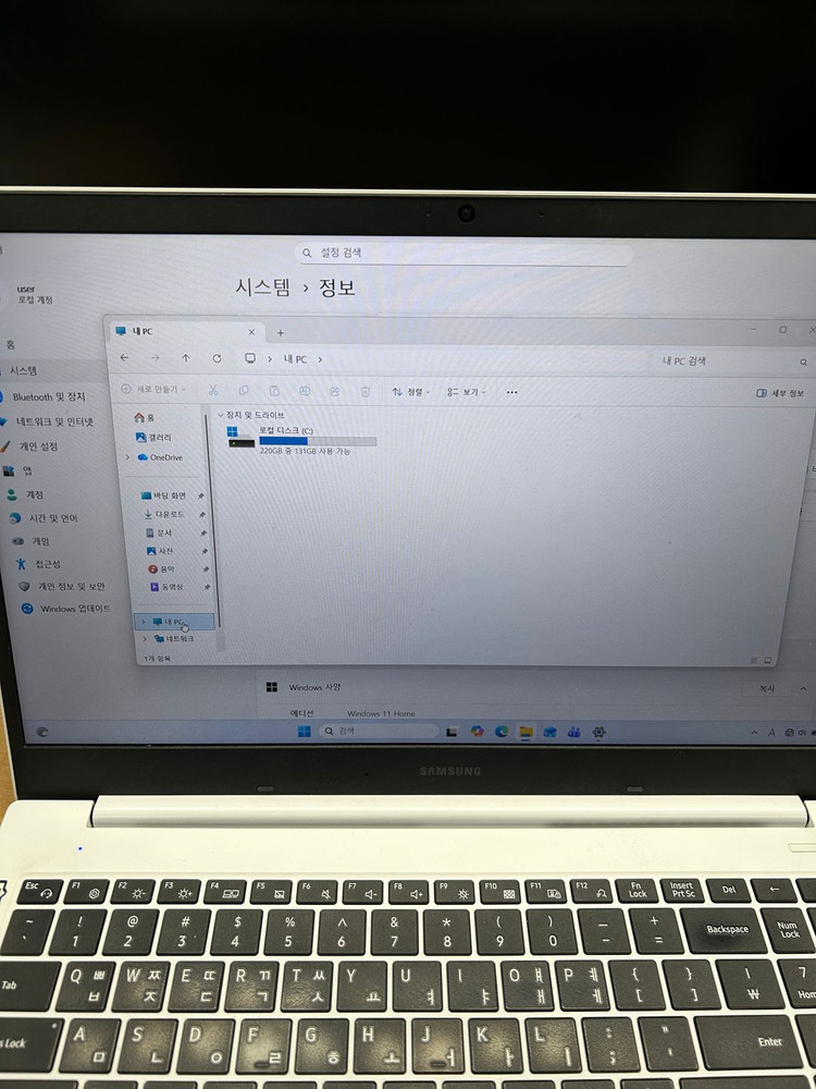 삼성전자 노트북(i3-11세대) Win11Home(라이센스 메인보드내장) 판매합니다_가격할인 이미지
