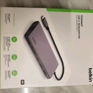 벨킨 USB-C 멀티미디어 허브 INC009 - 새제품
