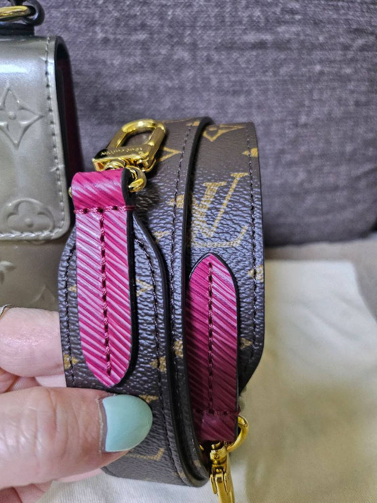 루이비통 탑핸들 크로스백(새상품급)--5