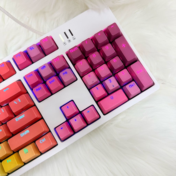 [당일출발]앱코 해커 K7900무지개키캡 게이밍 기계식키보드--2