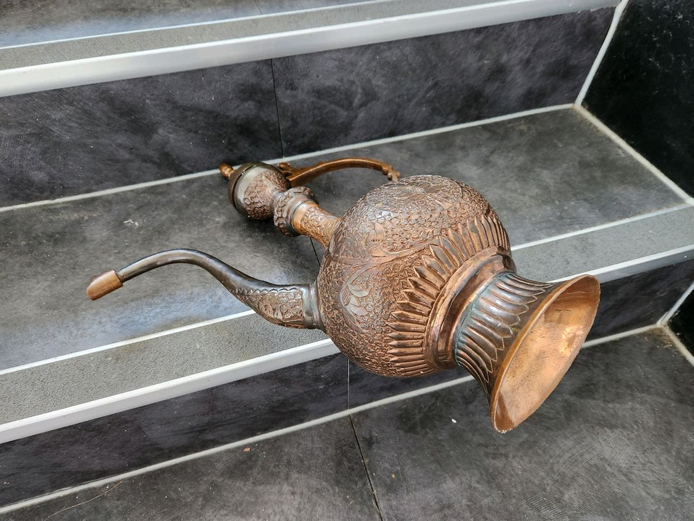 19세기 페르시아 엔틱구리주전자--9