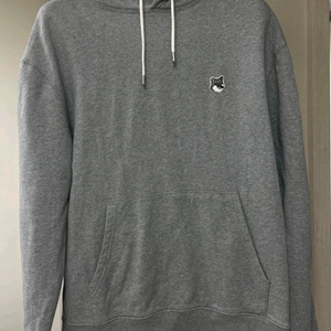 메종키츠네 그레이 후드티 XL (새상품급)