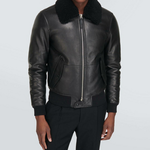 톰포드 레더퍼 다운자켓